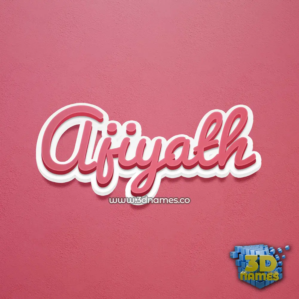 ajiyath in Red Scribble style - 3D name wallpaper