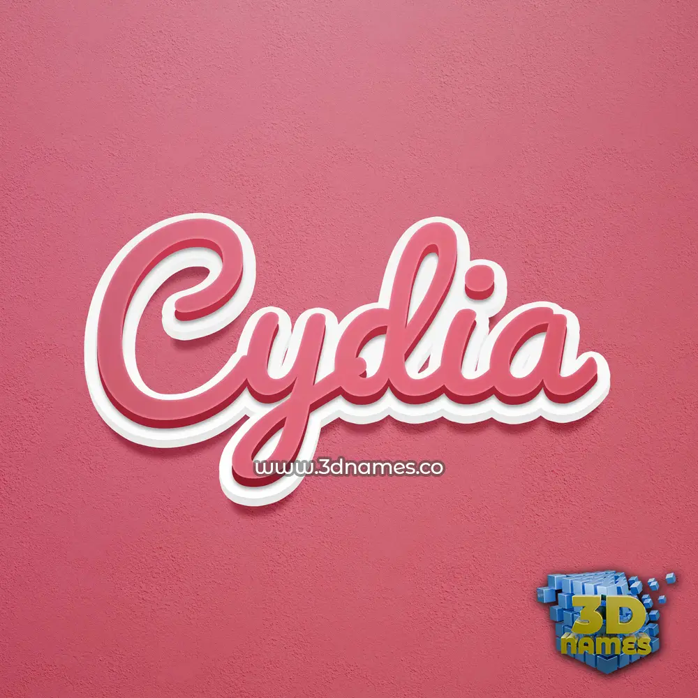 cydia in Red Scribble style - 3D name wallpaper
