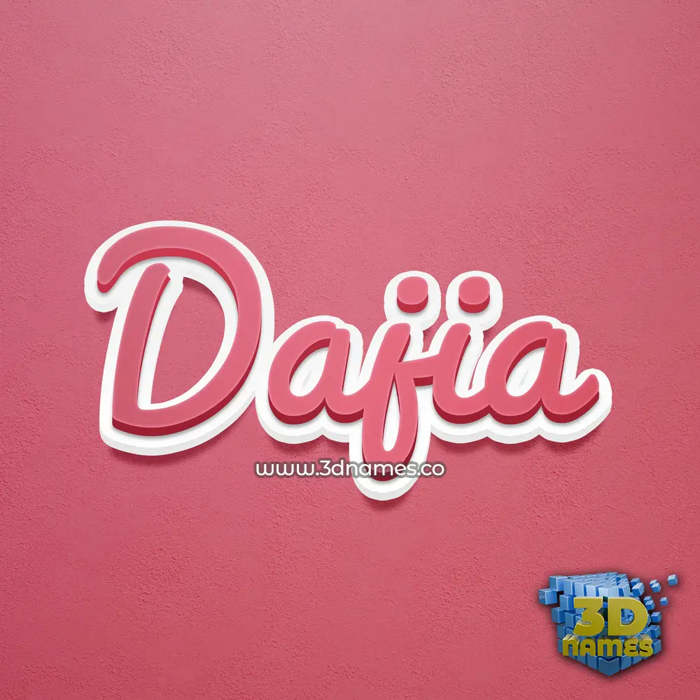dajia in Red Scribble style - 3D name wallpaper