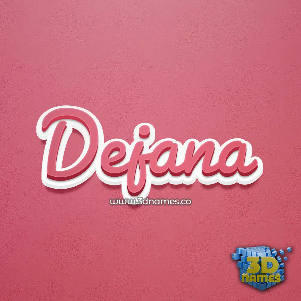 dejana in Red Scribble style - 3D name wallpaper
