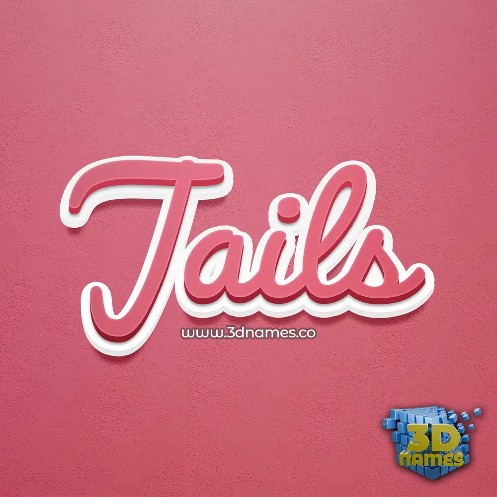 jails in Red Scribble style - 3D name wallpaper