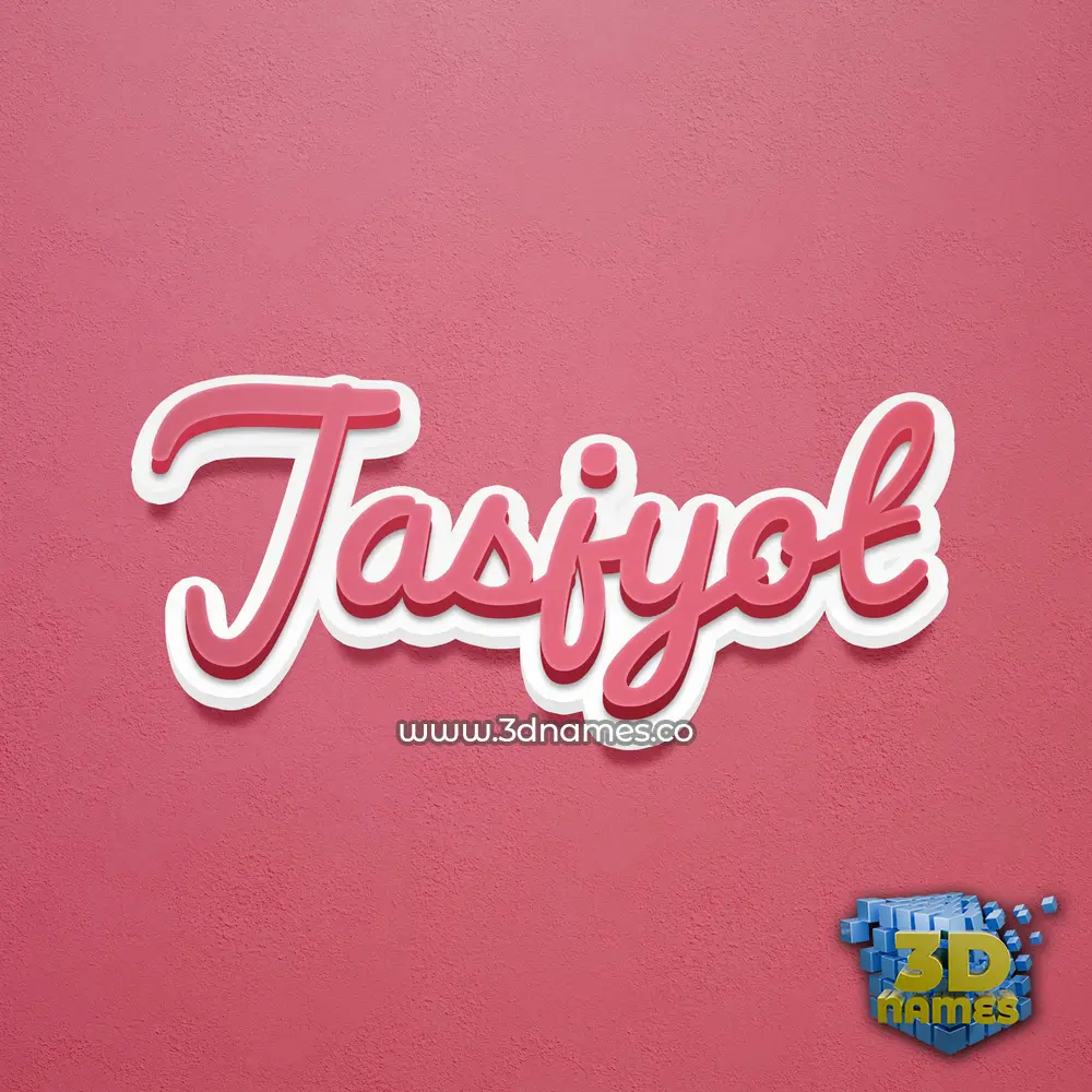 jasjyot in Red Scribble style - 3D name wallpaper
