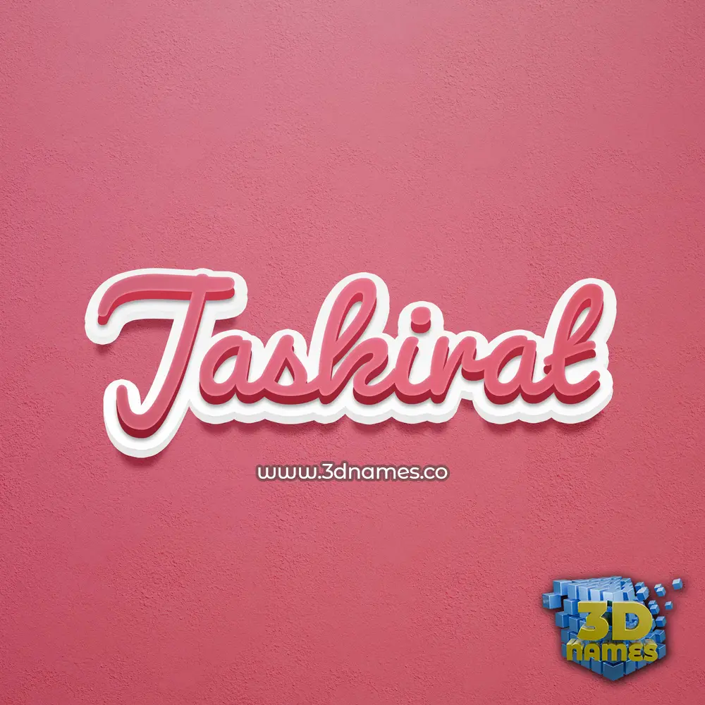jaskirat in Red Scribble style - 3D name wallpaper