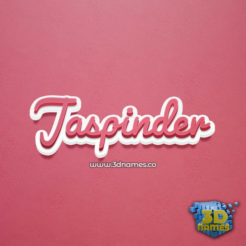 jaspinder in Red Scribble style - 3D name wallpaper