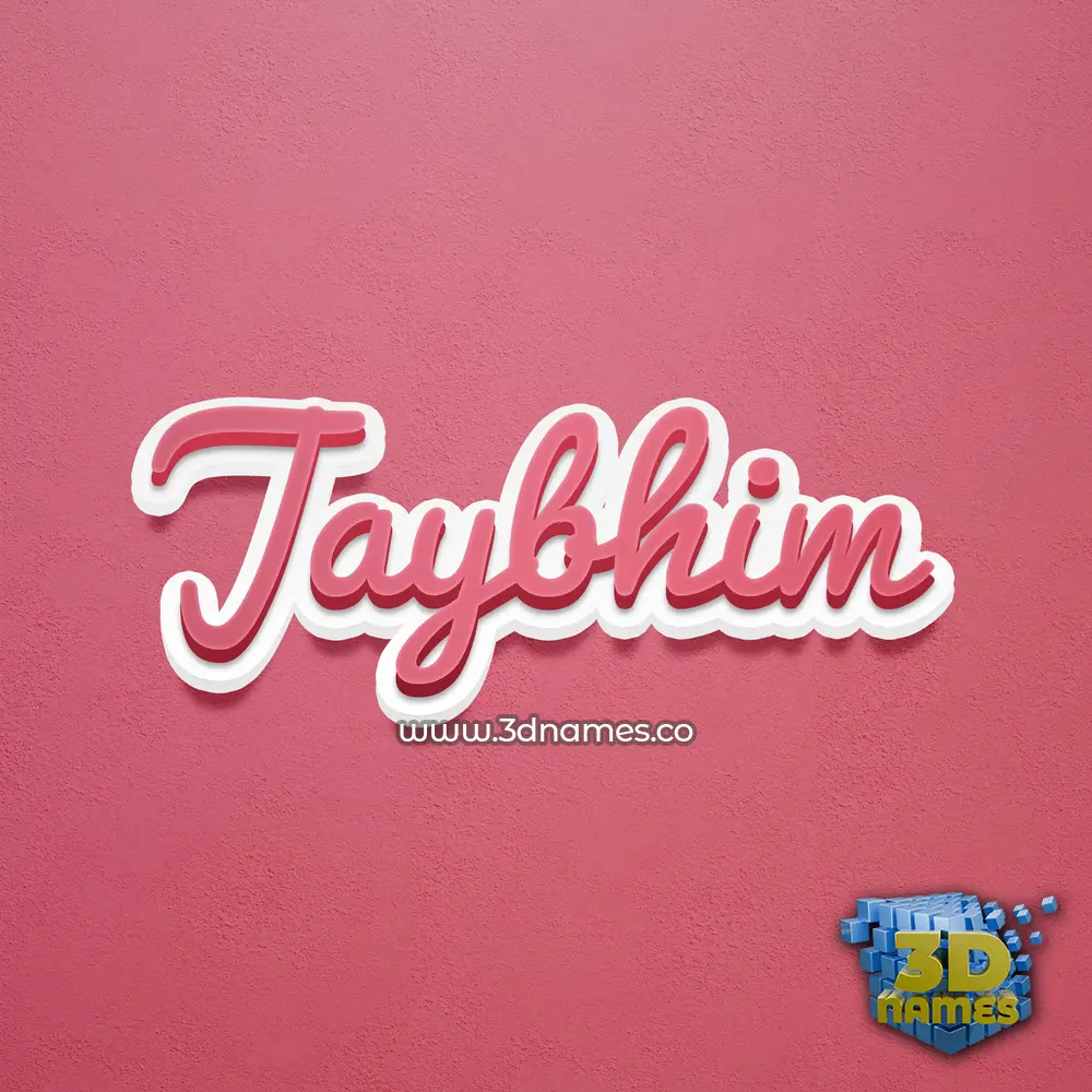 jaybhim in Red Scribble style - 3D name wallpaper