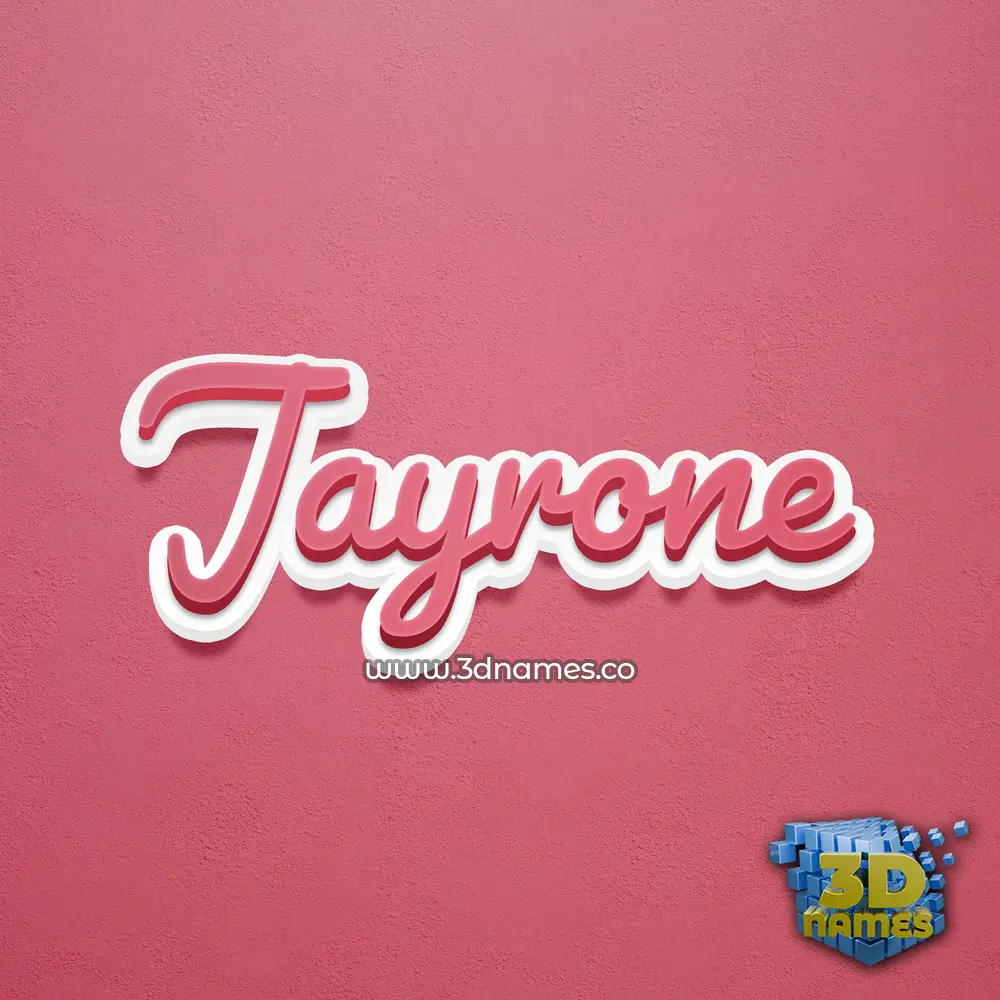 jayrone in Red Scribble style - 3D name wallpaper