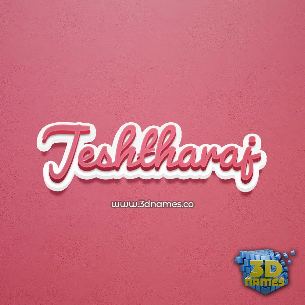jeshtharaj in Red Scribble style - 3D name wallpaper