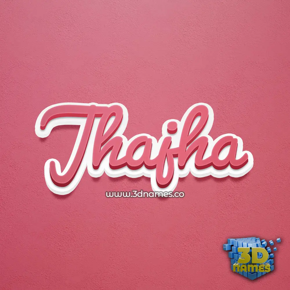 jhajha in Red Scribble style - 3D name wallpaper
