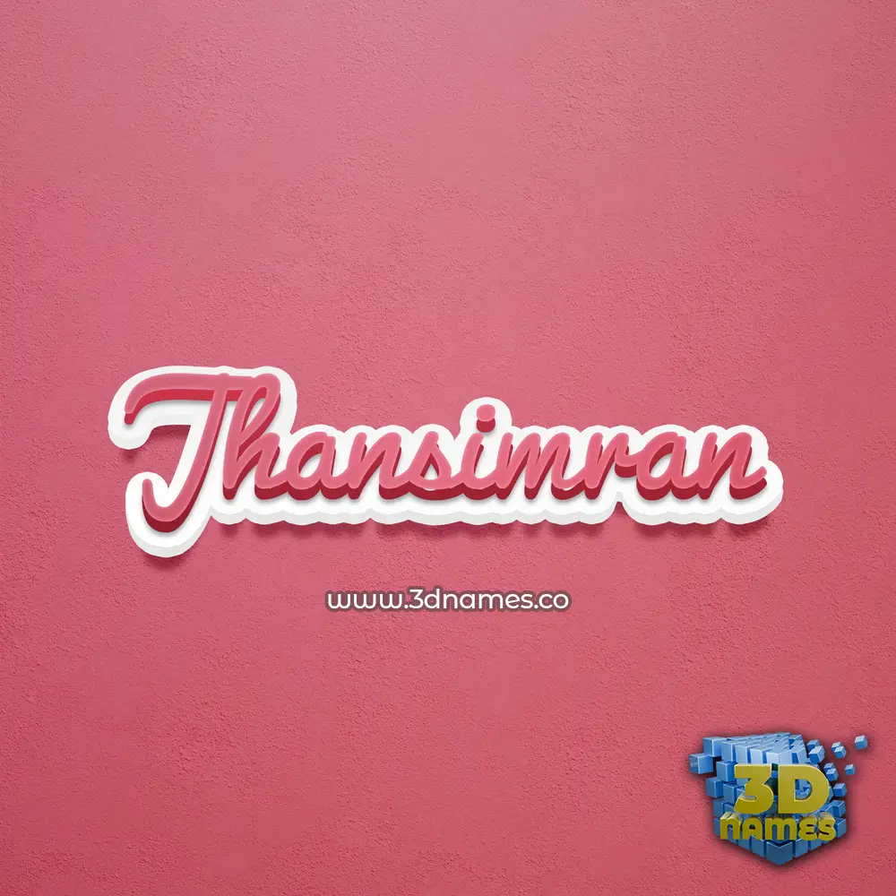 jhansimran in Red Scribble style - 3D name wallpaper