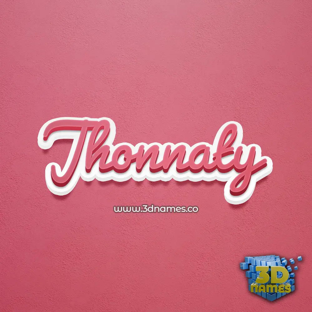 jhonnaty in Red Scribble style - 3D name wallpaper