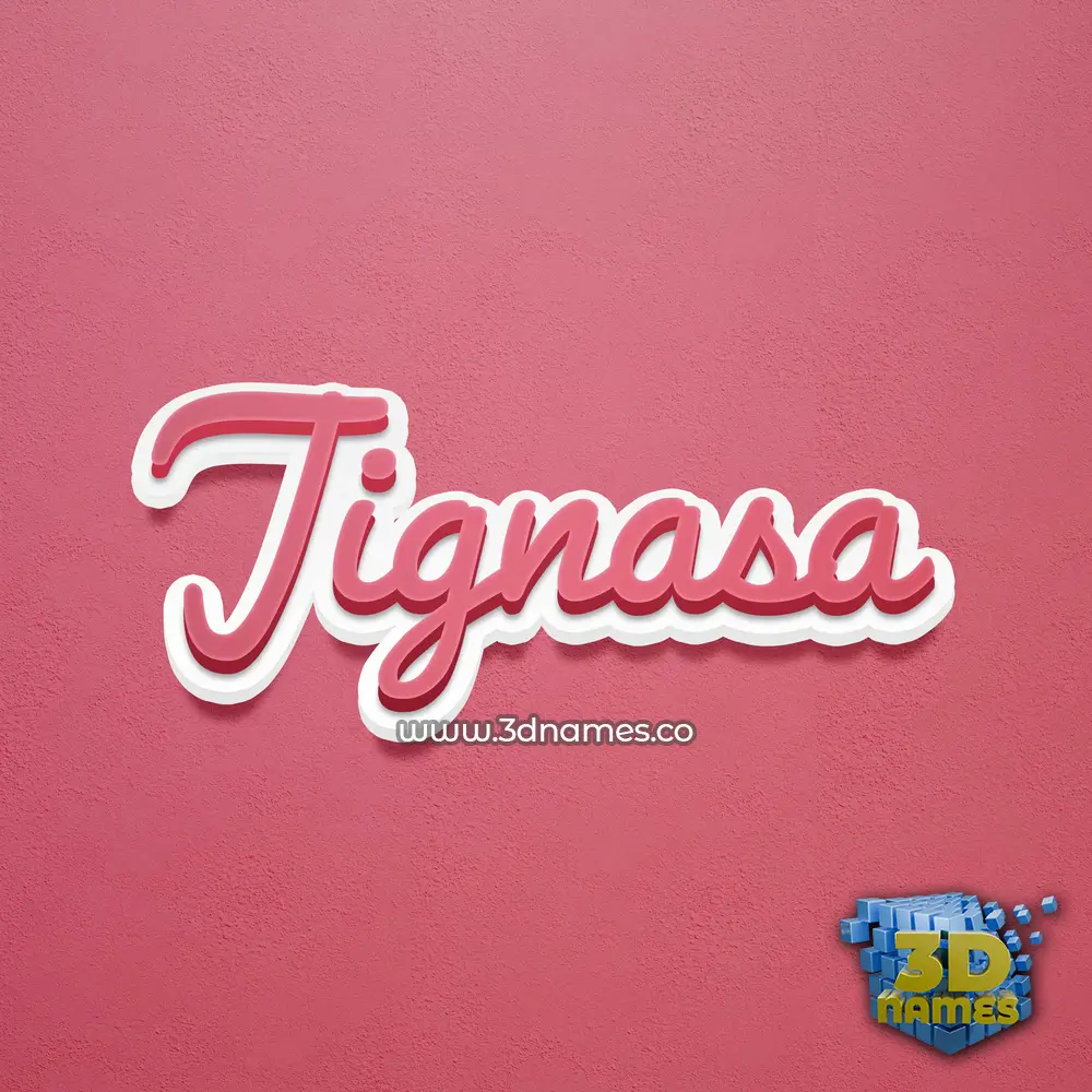jignasa in Red Scribble style - 3D name wallpaper