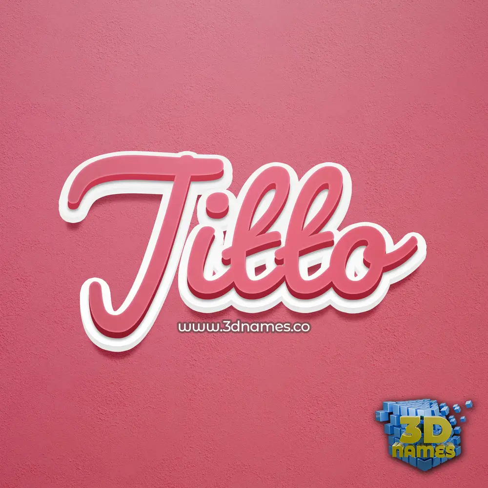 jitto in Red Scribble style - 3D name wallpaper