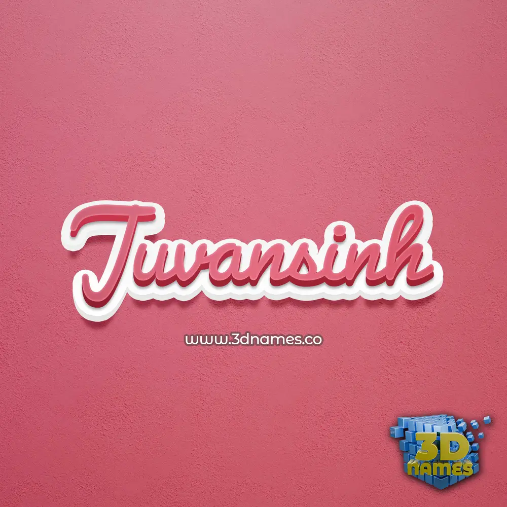 juvansinh in Red Scribble style - 3D name wallpaper