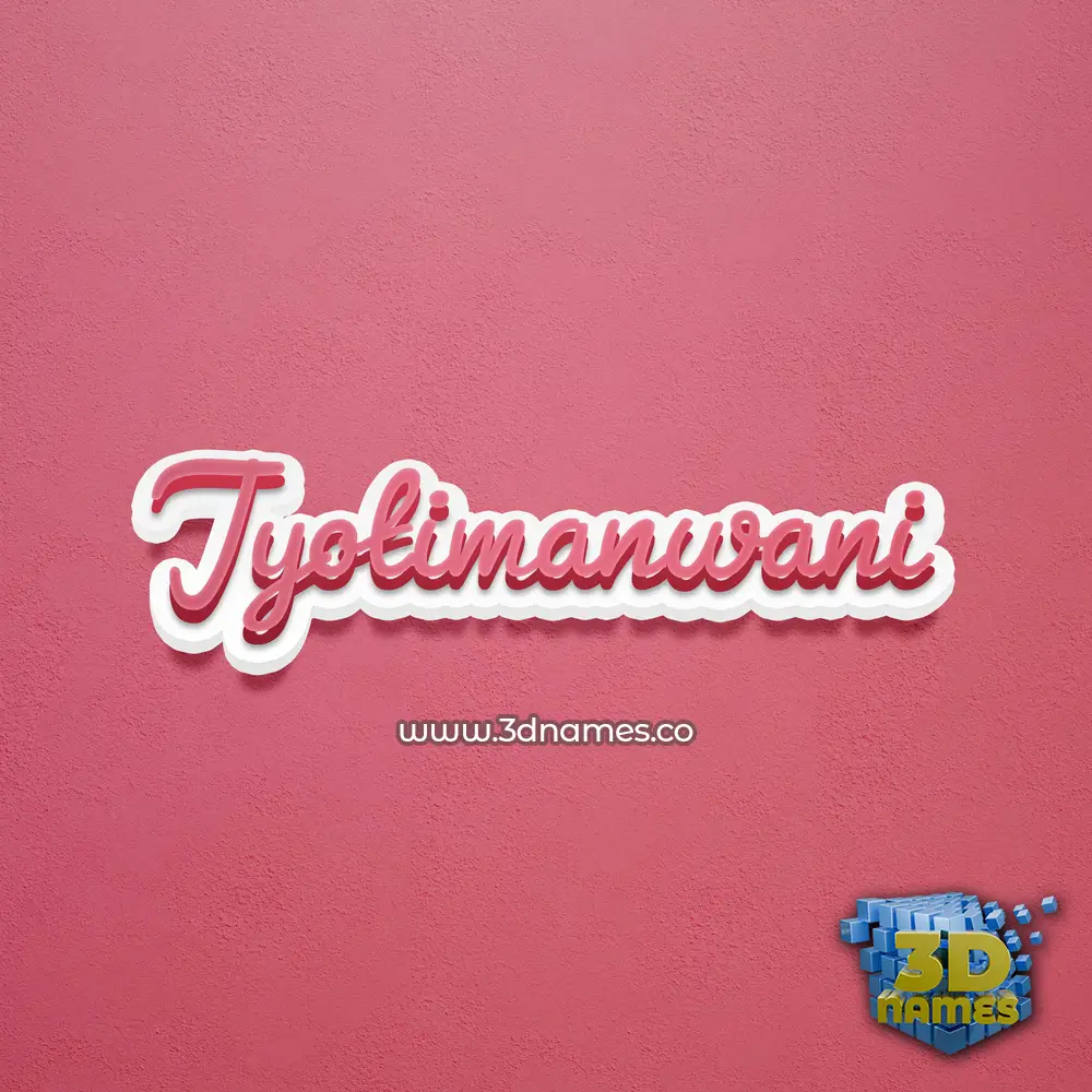 jyotimanwani in Red Scribble style - 3D name wallpaper
