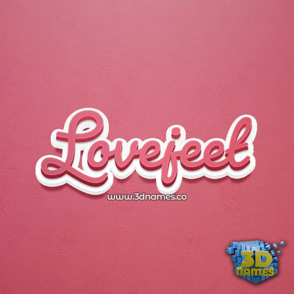 lovejeet in Red Scribble style - 3D name wallpaper