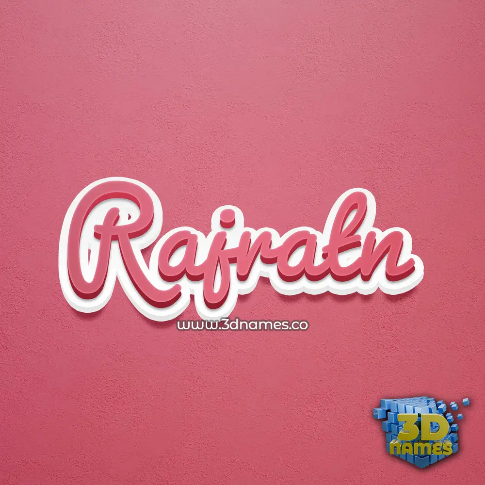 rajratn in Red Scribble style - 3D name wallpaper