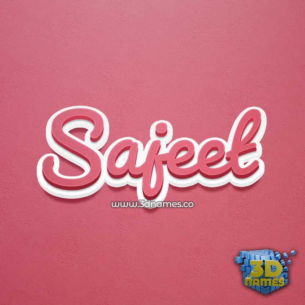 sajeet in Red Scribble style - 3D name wallpaper