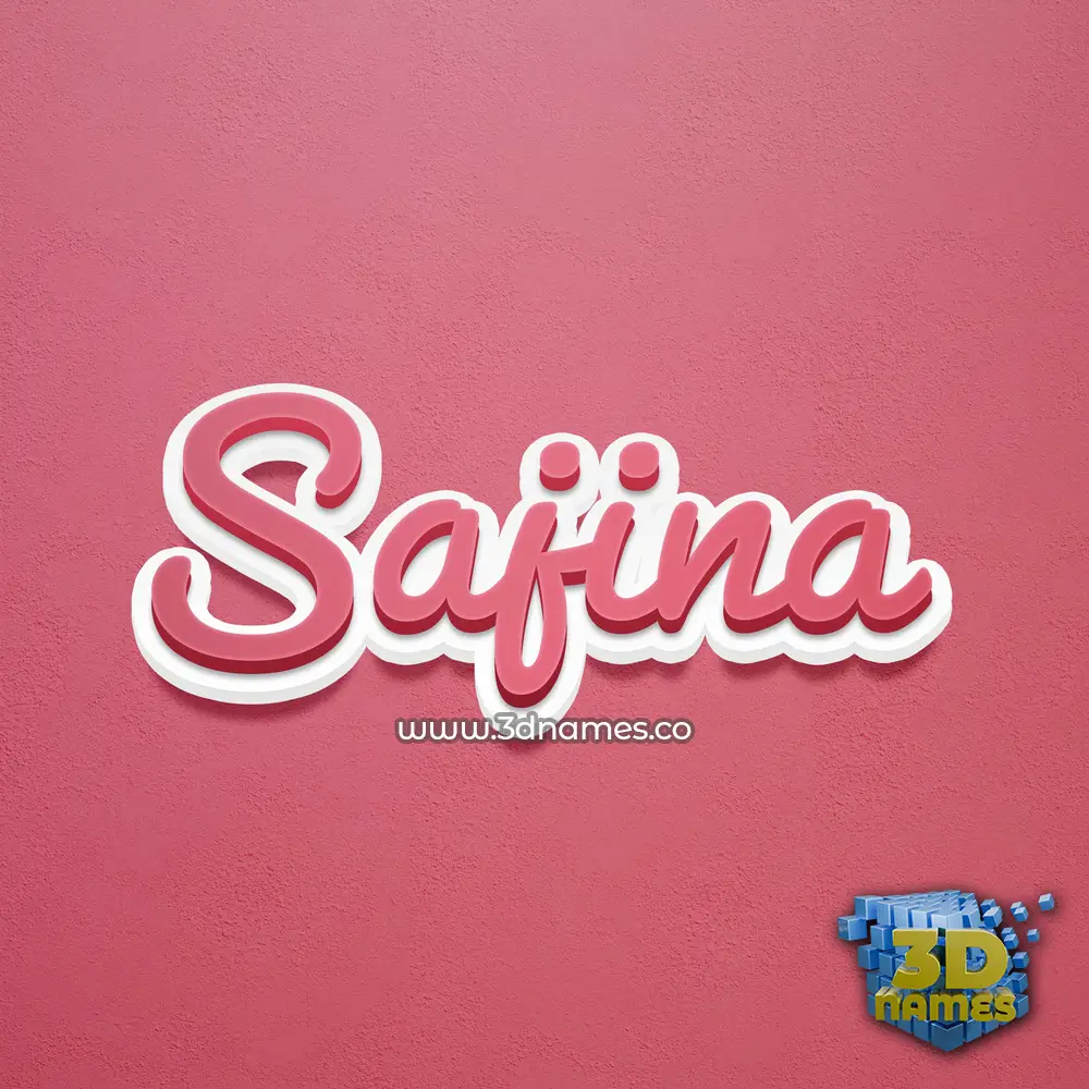sajina in Red Scribble style - 3D name wallpaper
