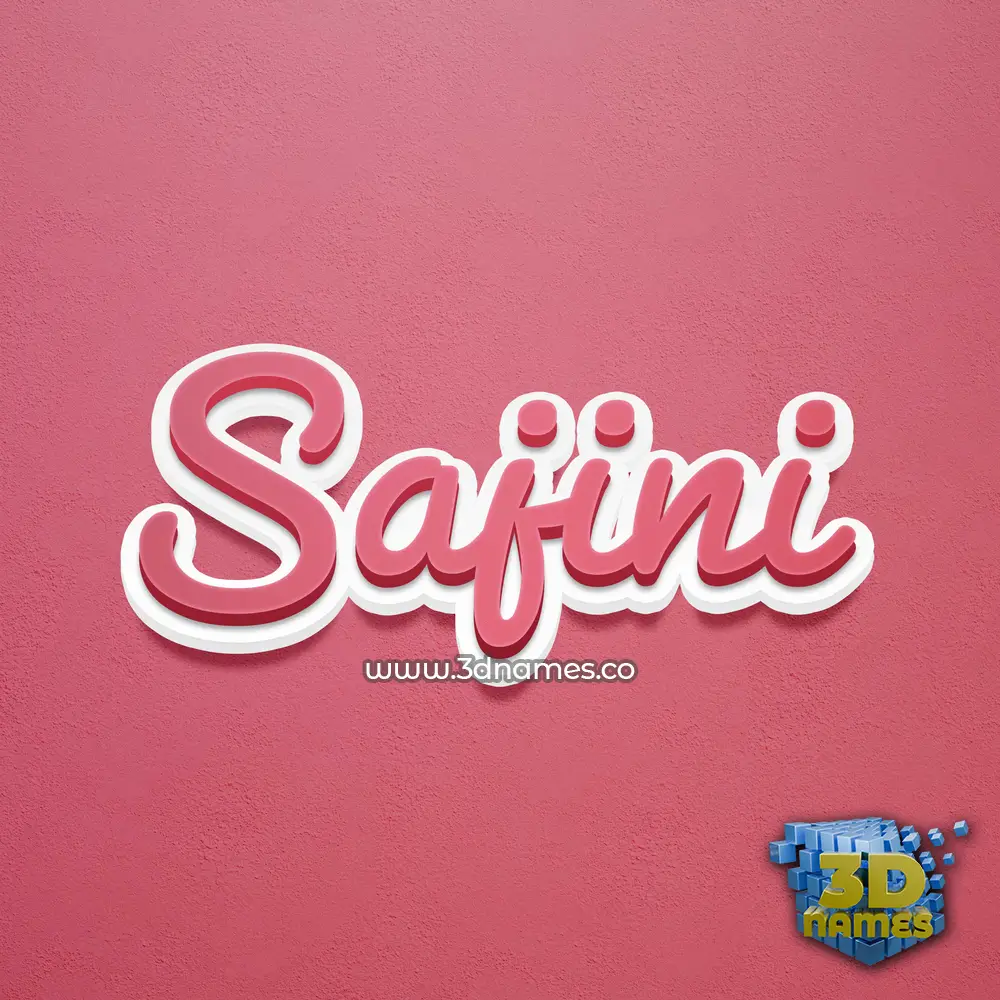 sajini in Red Scribble style - 3D name wallpaper