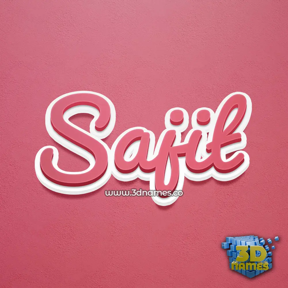 sajit in Red Scribble style - 3D name wallpaper
