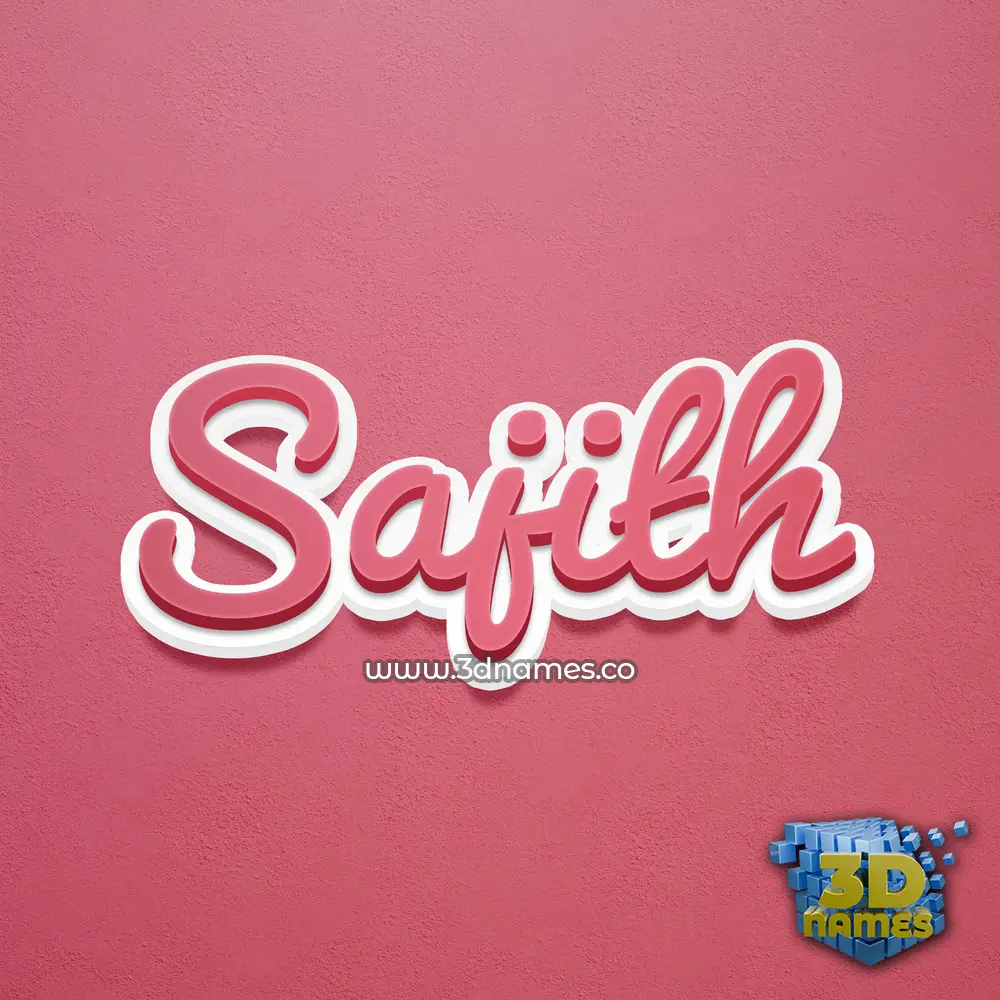 sajith in Red Scribble style - 3D name wallpaper