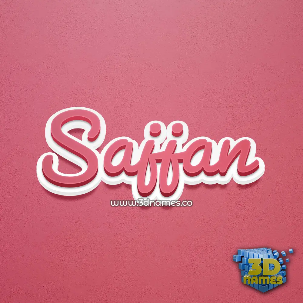sajjan in Red Scribble style - 3D name wallpaper