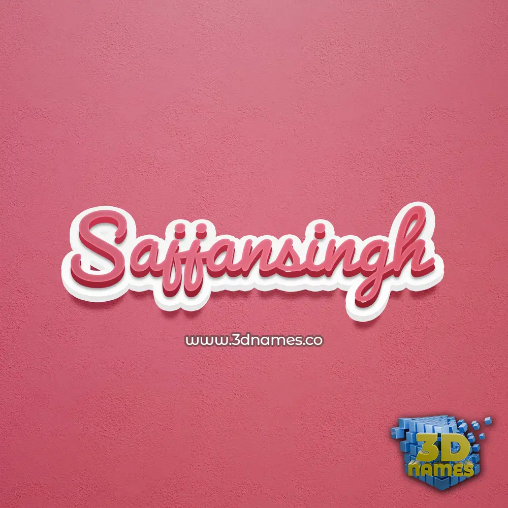 sajjansingh in Red Scribble style - 3D name wallpaper