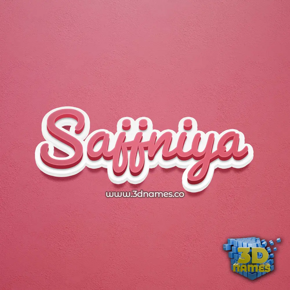 sajjniya in Red Scribble style - 3D name wallpaper