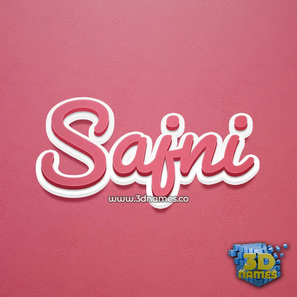 sajni in Red Scribble style - 3D name wallpaper