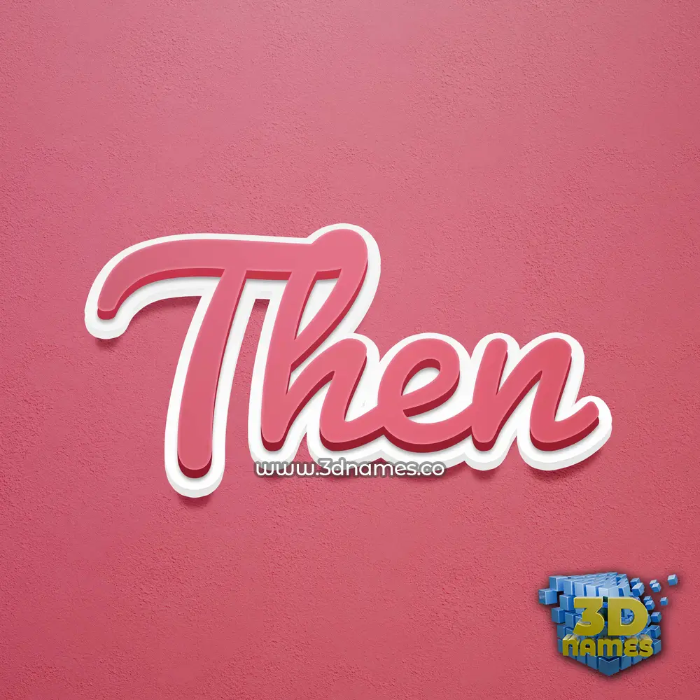 then in Red Scribble style - 3D name wallpaper