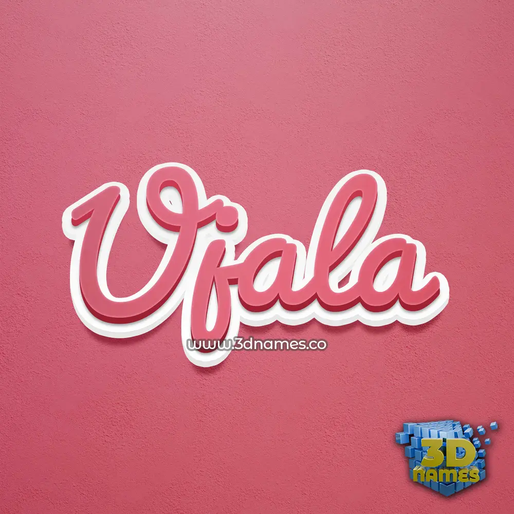 ujala in Red Scribble style - 3D name wallpaper