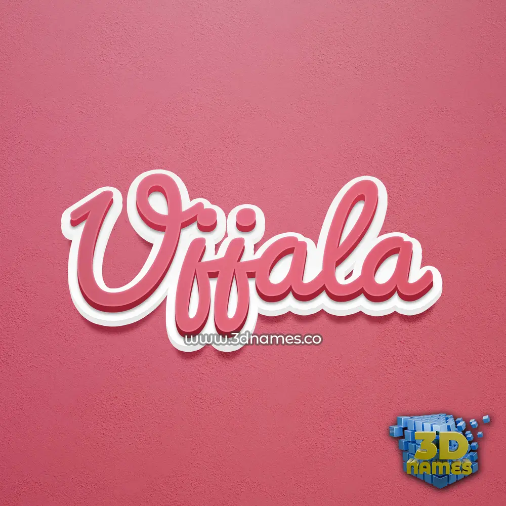 ujjala in Red Scribble style - 3D name wallpaper