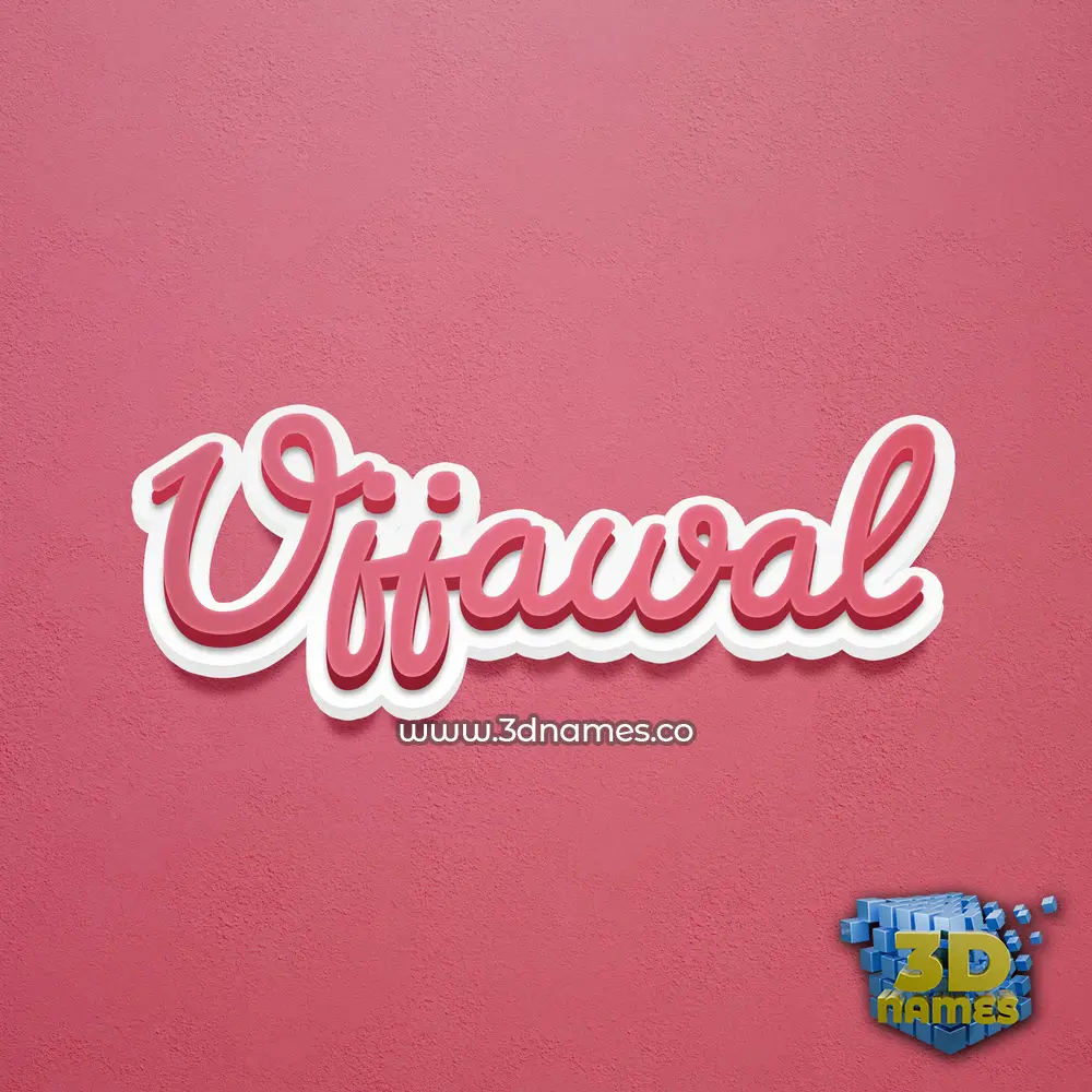 ujjawal in Red Scribble style - 3D name wallpaper
