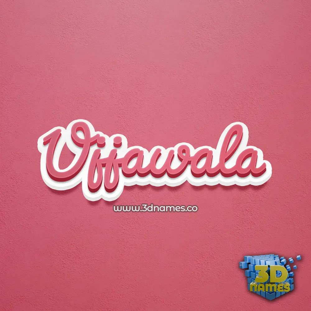 ujjawala in Red Scribble style - 3D name wallpaper