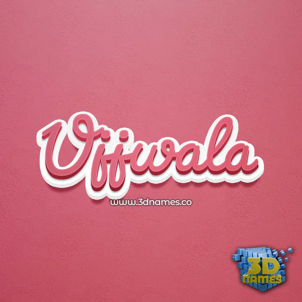 ujjwala in Red Scribble style - 3D name wallpaper