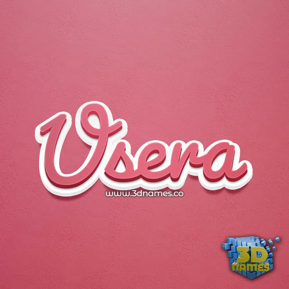 usera in Red Scribble style - 3D name wallpaper