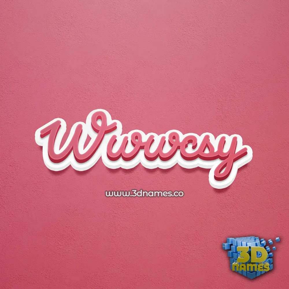 wwwcsy in Red Scribble style - 3D name wallpaper