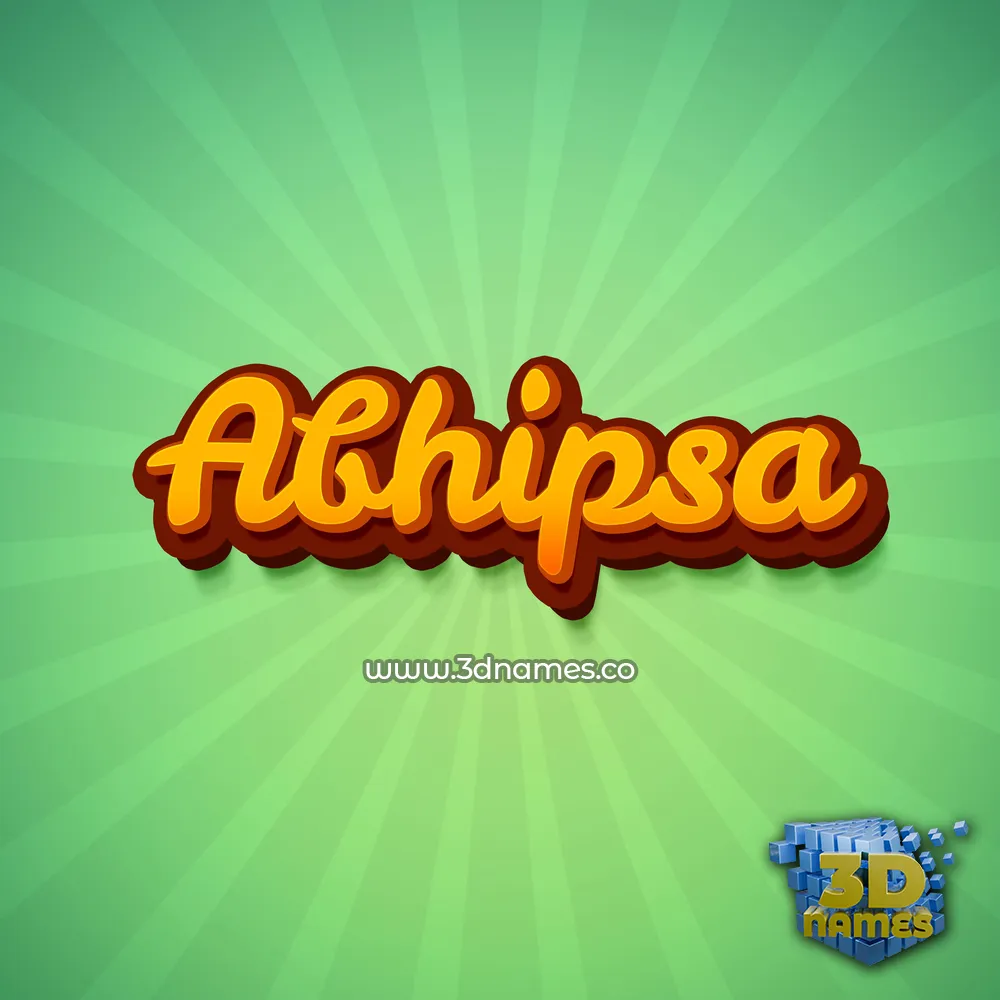 abhipsa in Green Rays style - 3D name wallpaper