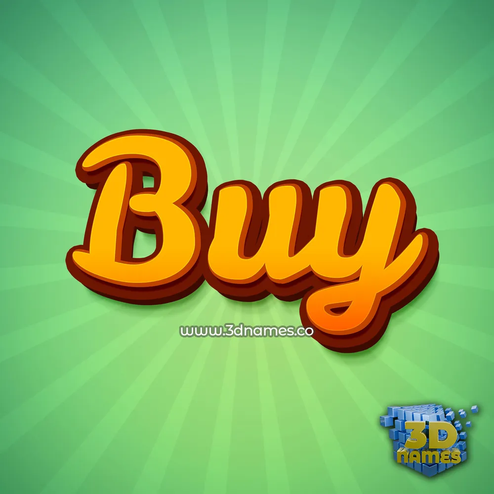 buy in Green Rays style - 3D name wallpaper