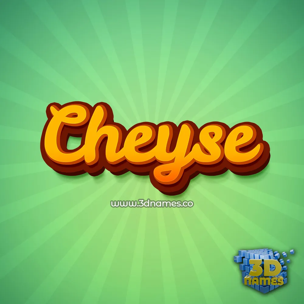 cheyse in Green Rays style - 3D name wallpaper