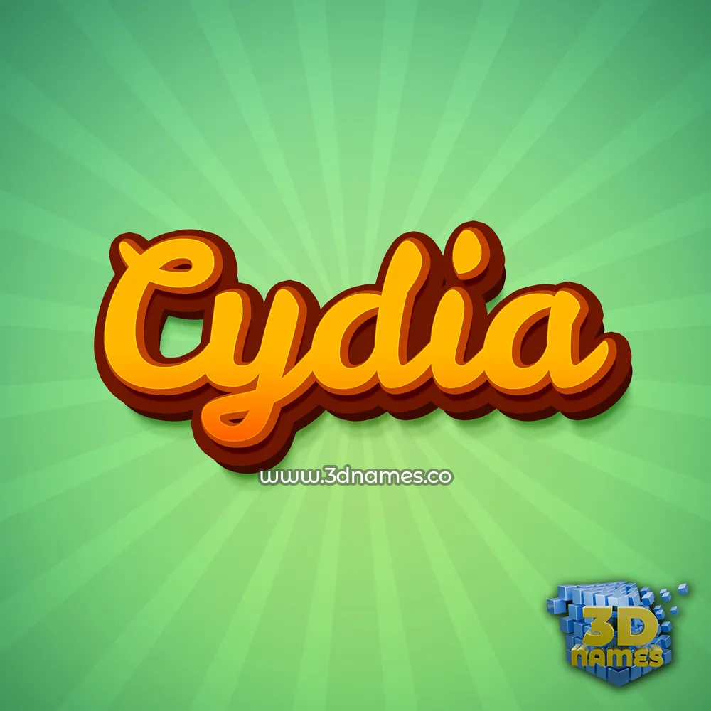 cydia in Green Rays style - 3D name wallpaper