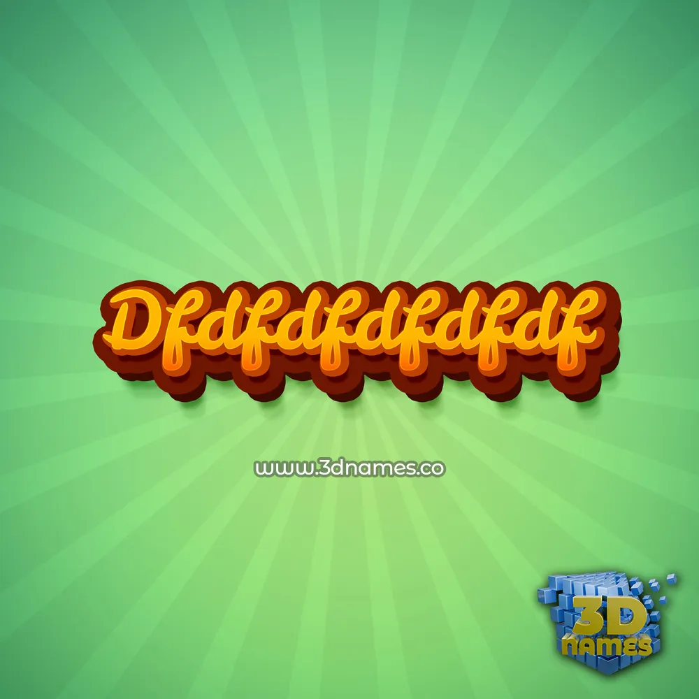 dfdfdfdfdfdf in Green Rays style - 3D name wallpaper