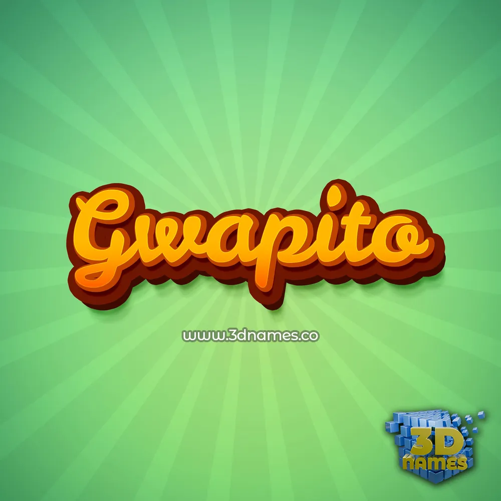 gwapito in Green Rays style - 3D name wallpaper