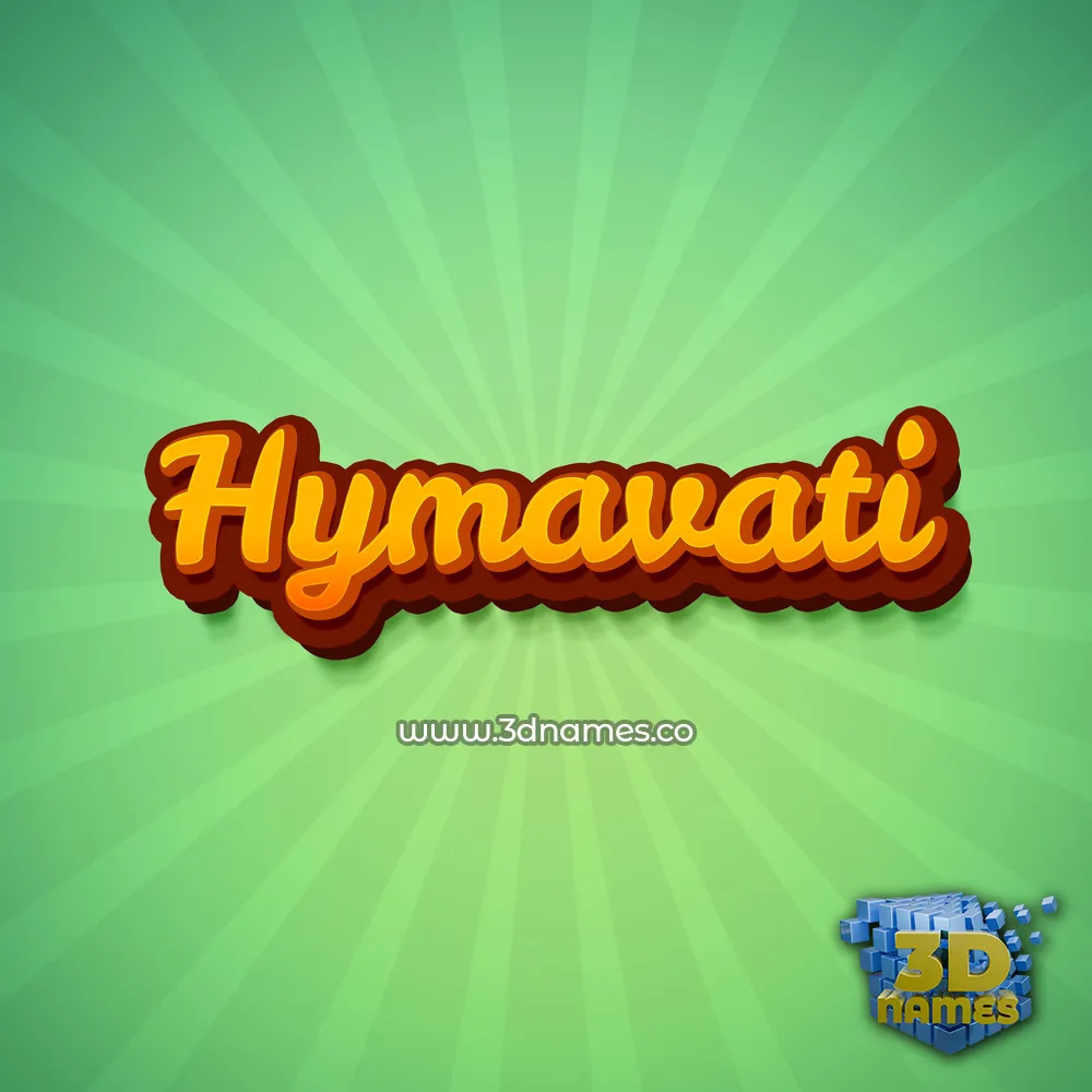 hymavati in Green Rays style - 3D name wallpaper