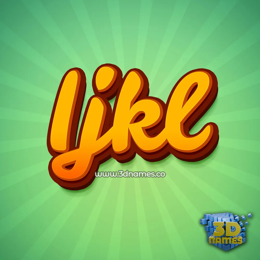 ijkl in Green Rays style - 3D name wallpaper