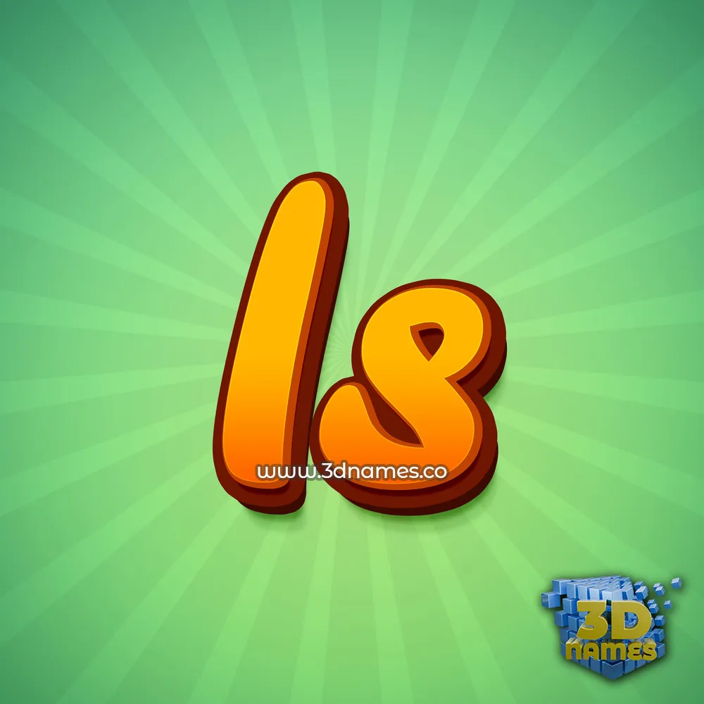 is in Green Rays style - 3D name wallpaper