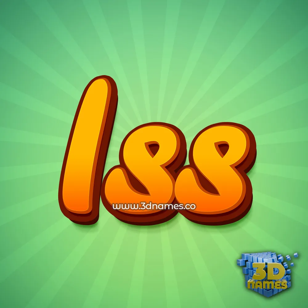 iss in Green Rays style - 3D name wallpaper