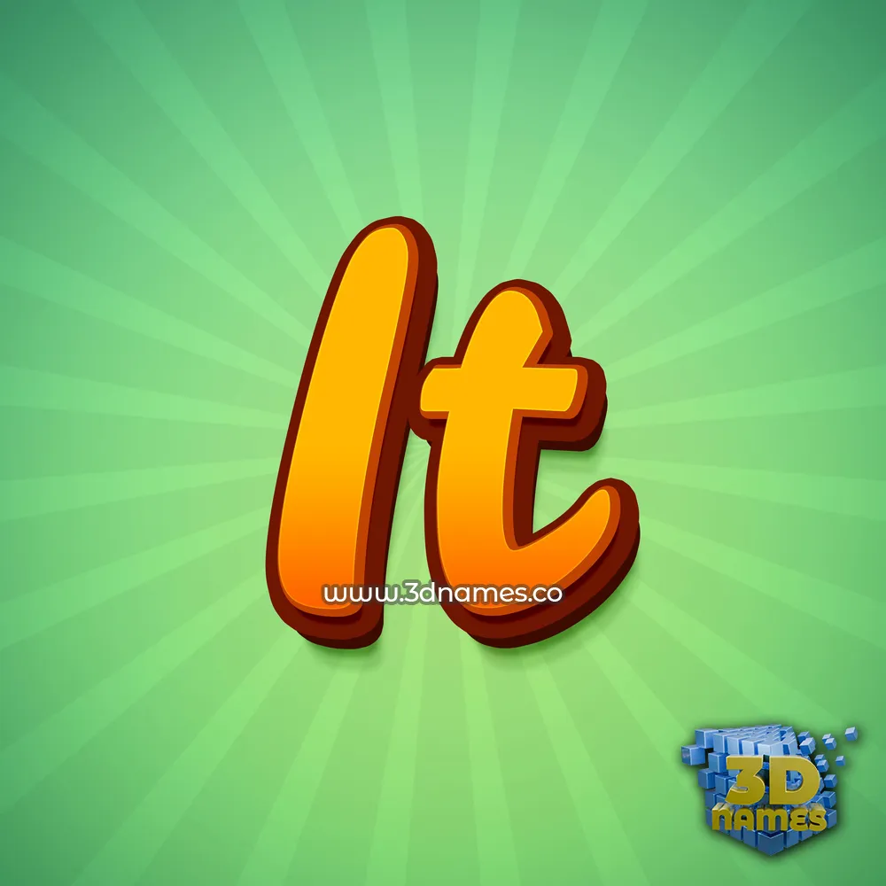 it in Green Rays style - 3D name wallpaper