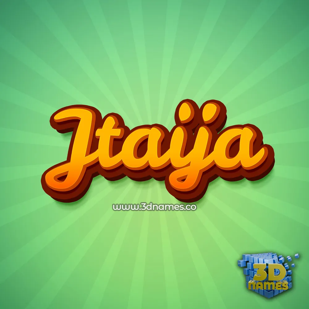 jtaija in Green Rays style - 3D name wallpaper
