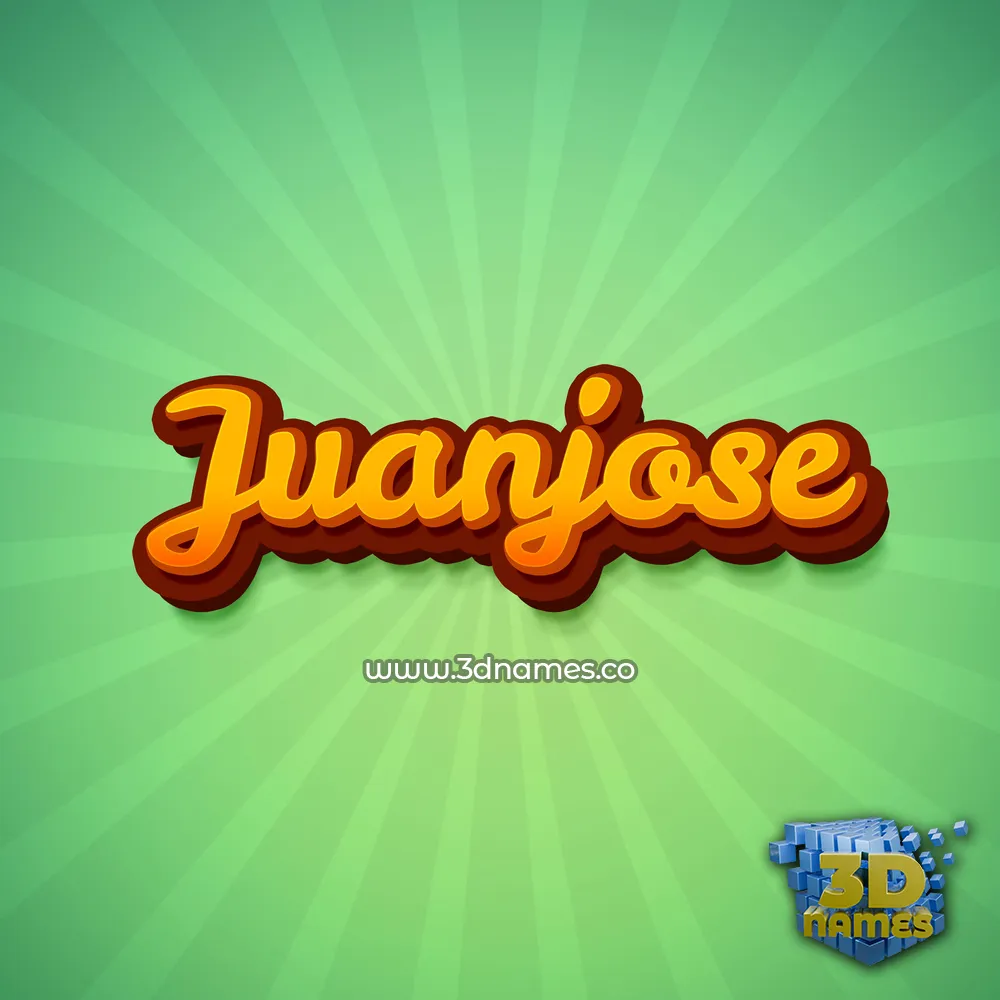 juanjose in Green Rays style - 3D name wallpaper